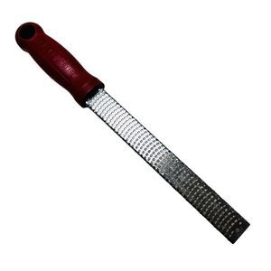 Red Handled Coarse Microplane Fine Grater Stainless Steel With Sheath 13"